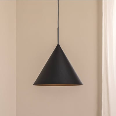 Eko-Light Kapitale hanglamp, zwart, 1-lamp, Ø 32 cm, GX53