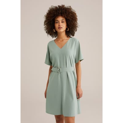 WE Fashion Dress Mid Length Light Green Taglia: XL | Abiti in T-Shirt Outlet | Donna | Verde