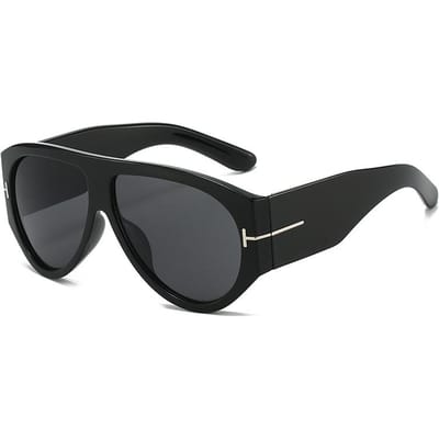 Lunettes de soleil pilote rétro surdimensionnées femmes hommes mode lunettes à grande monture homme dame vintage marque de luxe lunettes de soleil UV400