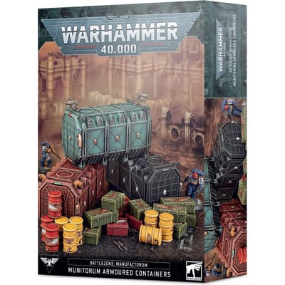 Beeldje - manufactorum gevechtszone: munitorum gepantserde containers Games Workshop Warhammer 40k