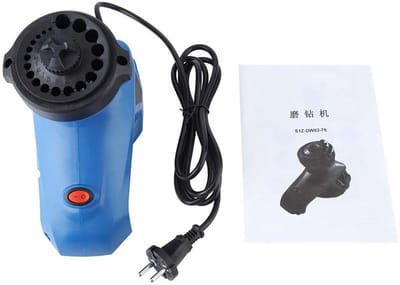 Dailygoods - Boorslijpmachine - Elektrische boorslijper - Precisie en duurzaamheid - 220V - Slijpen koolstofstaal - Geschikt voor spiraalboren - Compa...