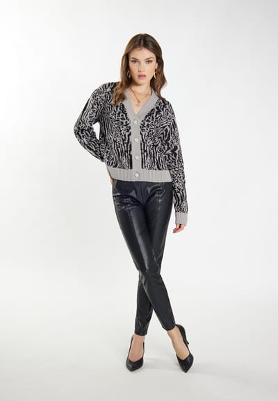 Faina Vest Dames grijs/zwart