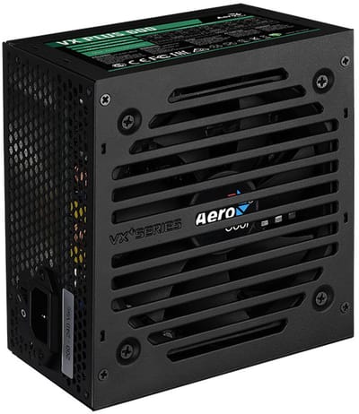 AeroCool VX PLUS 600 Voeding - 600 Watt - 120 mm - ATX 2.3 - 80 Plus