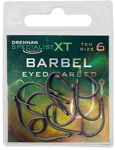 Drennan Specialist XT Barbel Eyed-Barbed - Maat : 10