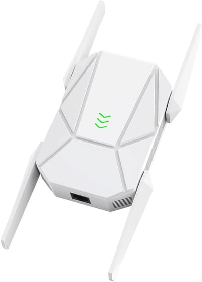 WiFi Versterker - Signaal Booster - Netwerk Uitbreiden - AX Technologie - 1200 Mbps - Wit