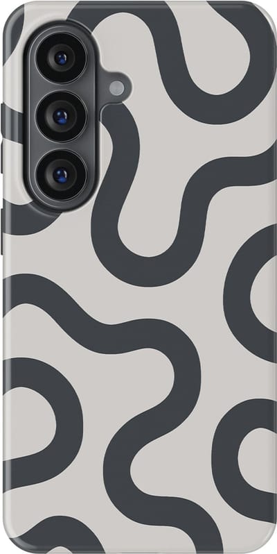 DripCase Motion Flow Tough Hoesje Samsung Galaxy S26 | Backcover met Mag | Trendy Design | Valbescherming | Graphite Glide