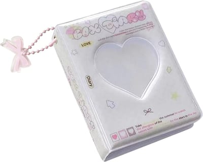 Kaarthouder Binder - Foto Organizer - Collectie Opslag - 40 Waterdichte Vakken - 8x2.2x11 cm - Wit