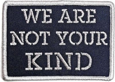 Slipknot - We Are Not Your Kind Stencil Patch - Zwart