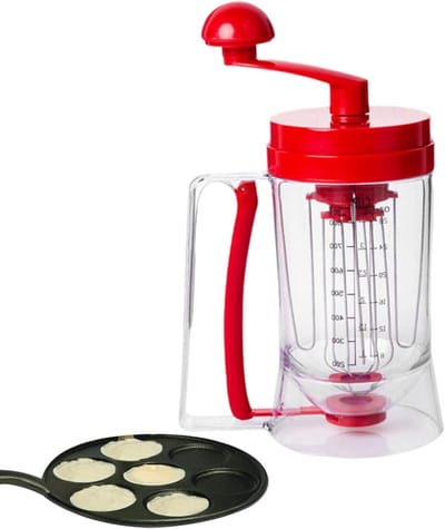 Beslag Dispenser - Pannenkoek Schenker Beslag Scheider - Bakken en Decoreren - Verbeterde Doseercontrole - 900 ml - Niet gespecificeerd