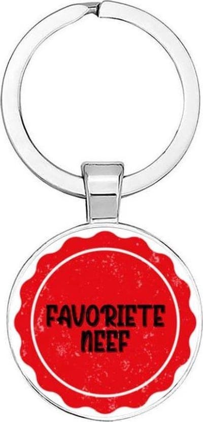 Akyol - Favoriete neef Sleutelhanger - Neef - Neef - Leuk kado voor je neef om te geven - 2,5 x 2,5 CM