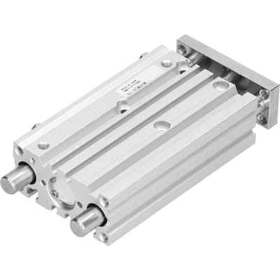 Pneumatische Cilinder met 3 Geleidestangen voor SMC Type Aluminiumlegering Hardware MGPM16X75