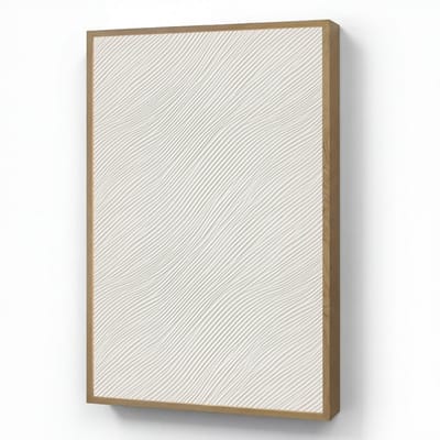 Wandlamp 70x100 cm - Oplaadbaar - Golven - Ribbels - Wit - Wandlampen binnen woonkamer - Slaapkamer lamp - Decoratieve nachtlamp - Vloerlamp draadloos