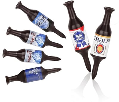 6 Stuks Duurzame Golf Tees voor Training, Minder Wrijving en Stevige Grip, Perfecte Cadeaus voor Golfspelers, 9 cm Lengte