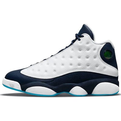Air Jordan 13 Retro Obsidiaan Heren Sneakers Blauw Wit Donker-Poederblauw 414571-144 44 white