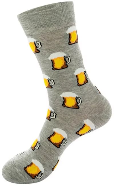 ZOETTT Bier sokken - Sokken - Leuke sokken - Vrolijke sokken - Drank sokken - Cadeau voor mannen - Verjaardag cadeau - Alcohol cadeau - Vaderdag cadeau - Oktoberfest