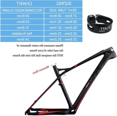 Lichte aluminium zadelklem voor fietsen, geschikt voor 28.6/31.8/34.9 mm zadelpijpen, duurzaam en eenvoudig te monteren