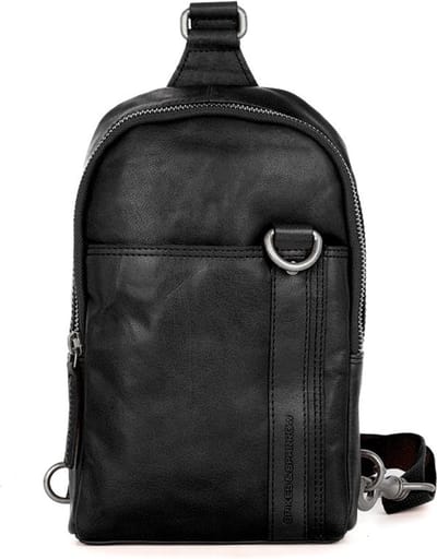 Leren Slingbag - Washington - Zwart