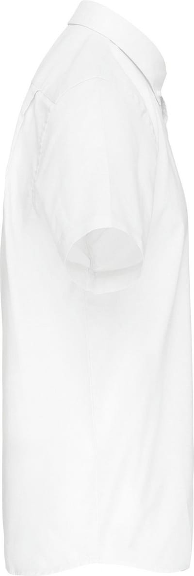 Kariban Heren non-iron micro sergé overhemd korte mouwen K539 - White - 3XL