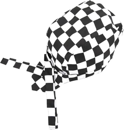 Hiden - Bandana - Chef Muts - Piranten Bandana - Piraten - Hoofddoek - Kok Muts - Schort | Geblokt