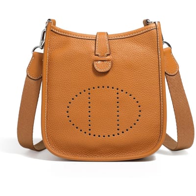 Lente en Zomer Eerste Laag Leer Zadellederen Tas voor Dames met Alle Diagonale Kleine Tas 18*5*18 bruin