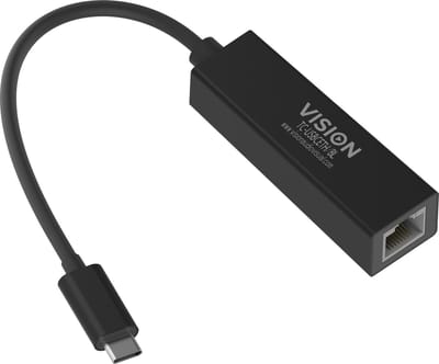 Vision TC-USBCETH/BL - Netwerkadapter