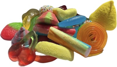 Snoepzakjes - 10 stuks - Avondvierdaagse - Vierdaagse - Regenboog - Gekleurd krullint