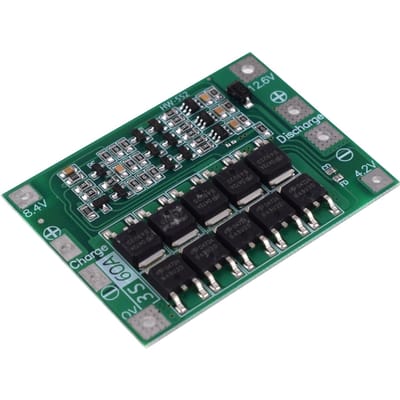 3S 60A Li-ion celbeschermingsbord Verbeterde versie Lithiumbatterijen BMS geïntegreerde schakelingen 3S 60A