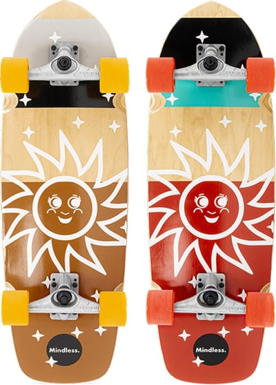 Mindless Soul Surf Skate 29,5 inch Compacte Surfskate met heerlijk Stuurgedrag en Snelle Respons