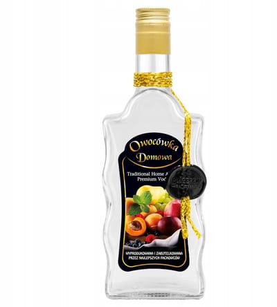 Bimberek - Gedecoreerde Fles - 500ml - Sterk Glas - Inclusief Sierkoord