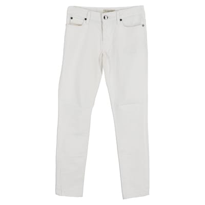 Burberry jeans met rechte pijpen in wit katoen