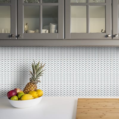 Zelfklevende tegelmuurstickers voor keuken en badkamer - 30 Boheemse cementtegelstickers van Winona - 30 stickers, 20x20 cm