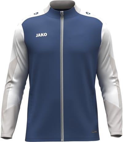 Jako Dynamic Polyestervest Kinderen - Nachtblauw / Wit / Lichtgrijs | Maat: 116
