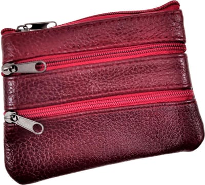 Sleuteletui Portemonnee Dames - Bordeauxrood Leren - Autosleutel Etui Unisex - Sleuteltasje Heren