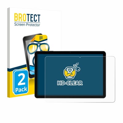 BROTECT - Screenprotector voor Doogee Tab G5 - Folie Beschermfolie transparant 2 Stuks