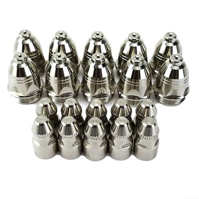 JHUBERS - Plasma Snijbrander Tip - 20 Stuks P80 - Verbruiksartikelen voor Plasmasnijmachine - 1,5 mm - Hoogwaardige Elektrode - Geschikt voor CUT-7...