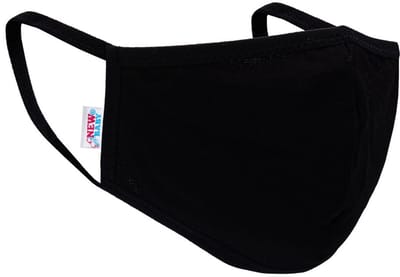 New Baby Herbruikbaar Mondkapje Universeel Zwart - Mondmasker