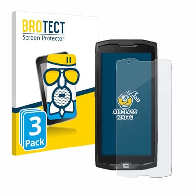 BROTECT - Screenprotector voor Crosscall Core X4 - Folie Beschermfolie Beschermglas matte 3 Stuks