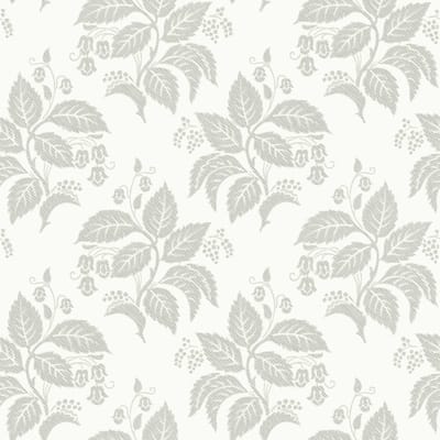 Boråstapeter Vliesbehang 8058 - Anno II - Botanisch Grijs - 53cm x 10.05m