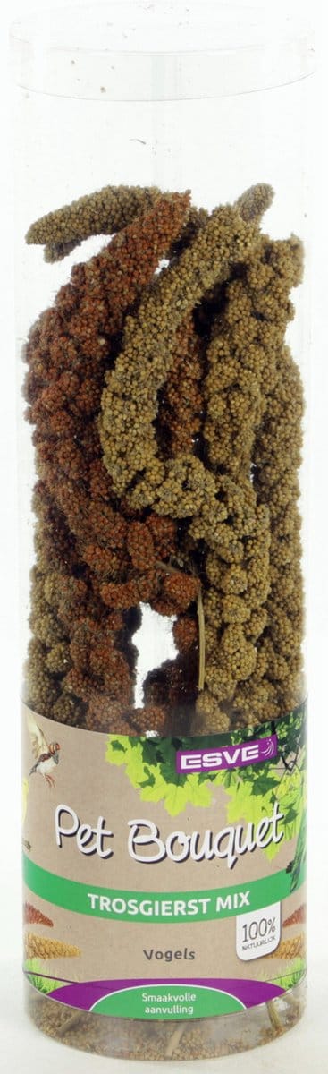 Esve Pet Bouquet Koker Trosgierst - Vogelsnack - 200 g