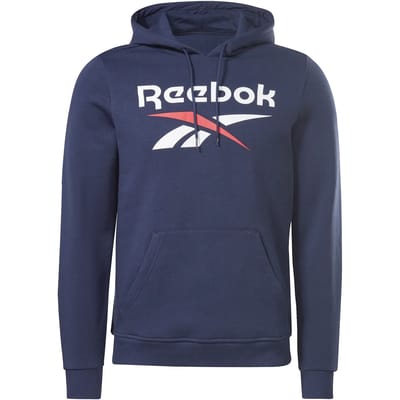 Reebok RI FLC BIG LOGO HOOD - Heren Trui - Navy - Maat S