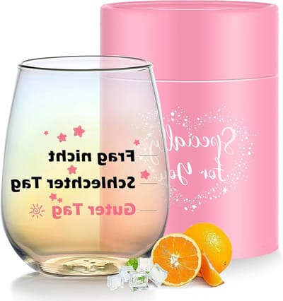 Iridescent Wijn Glas met Gravure, Uniek Cadeau voor Vrouwen, Verjaardagscadeau, Moederdag, Bruidskoppel, Leuke Geschenken voor Vriendinnen en Collega's
