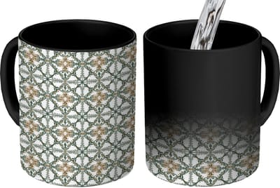 Magische Mok - Foto op Warmte Mokken - Koffiemok - Floraal - Verweerd - Keurrijk - Magic Mok - Beker - 350 ML - Theemok