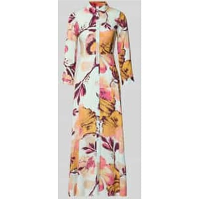 Overhemdjurk van viscose met knoopsluiting model 'SAVANNA'