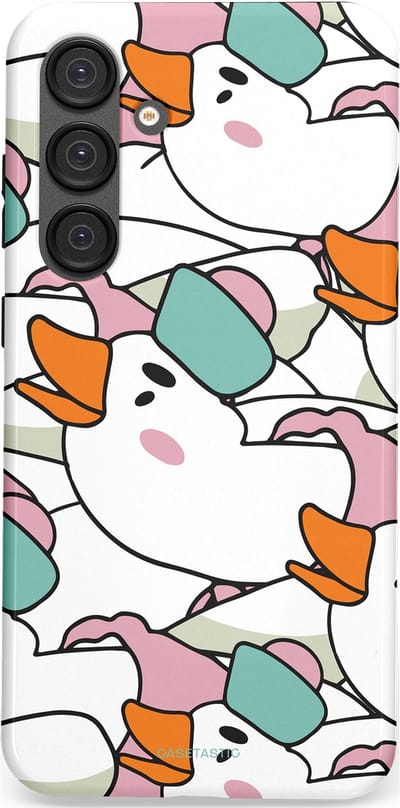 Casetastic Hoesje Geschikt voor Samsung S25 Plus - Stijlvolle Beschermende Duo-layer Case - Gansmatroos