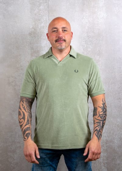Fred Perry Open Collar Toweling Polo