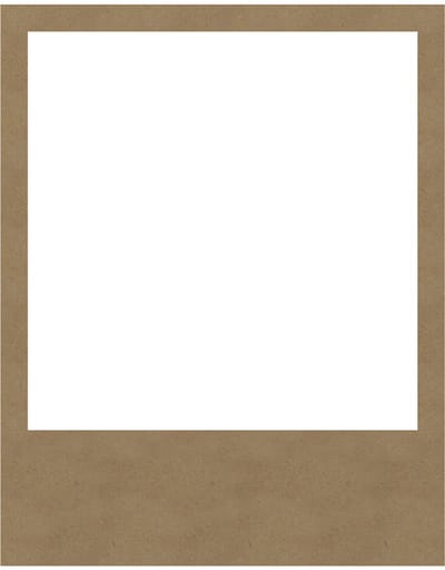 Gomille MDF Figuur photobooth lijst polaroid 49x62 cm duurzaam hout.
