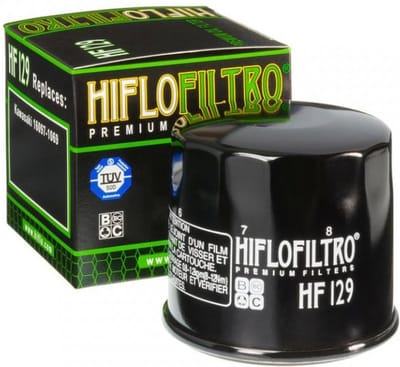 Filtre huile Hiflofiltro HF129 pour buggy Kawasaki 620 KAF Mule 2001 à 2006 Neuf