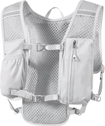 U Fit One Hardloopvest met Drinkhouder & Telefoonhouder – Running Vest - Hardloop Loopvest – Trailrugzak - Grijs