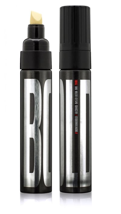 Montana BOLD Alcohol Marker 10mm Chisel Zwart