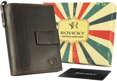 Rovicky - Portemonnee - Retro Stijl - Heren - RFID